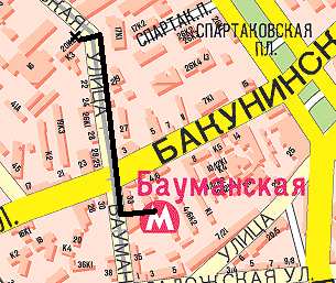 Карта. Дорога к старообрядческой общине И. И. Карасева