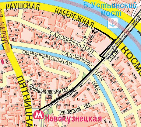 Карта. Дорога до церкви Николы Заяицкого